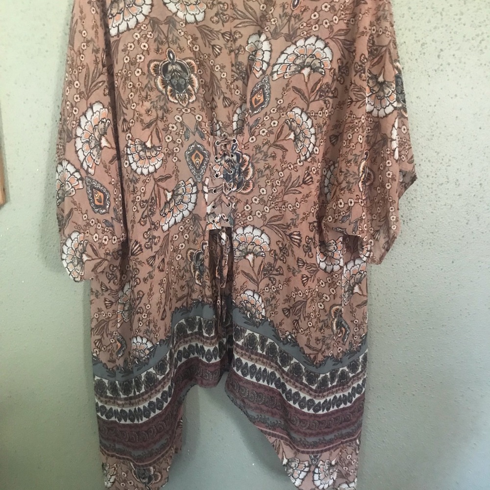 Flowered kimono